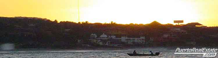 Sunrise fishing boat